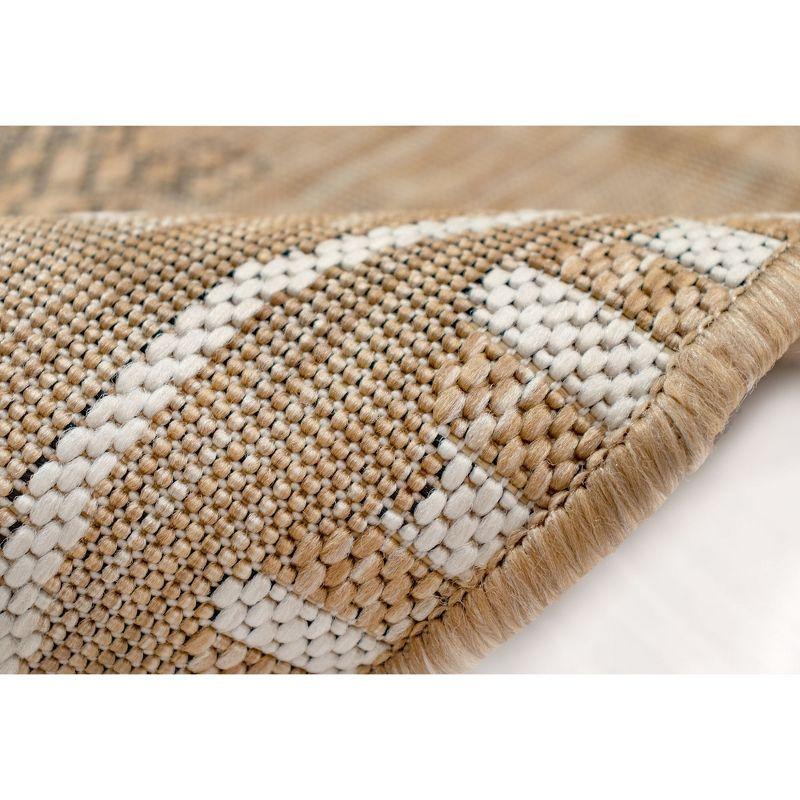 Liora Manne Carmel Dragonfly Indoor/Outdoor Rug Sand 1'11" x 7'6"