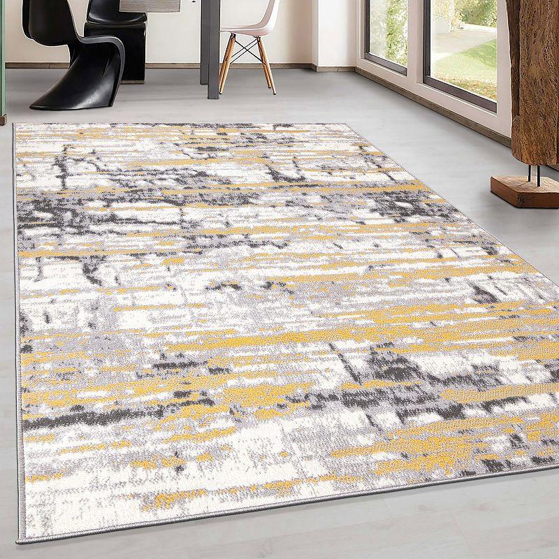 World Rug Gallery Vintage Abstract Modern Area Rug