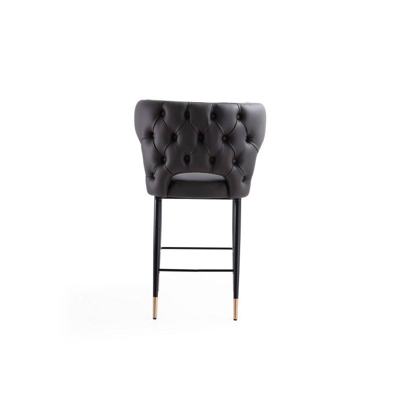 Holguin Upholstered Counter Height Barstool - Manhattan Comfort