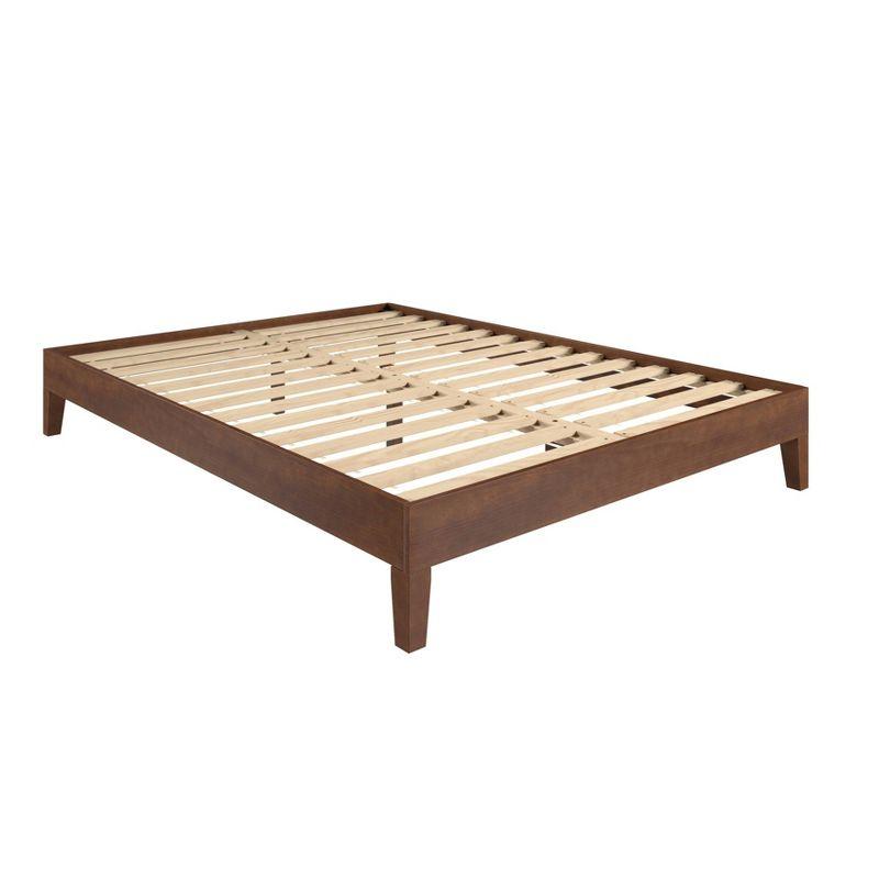 Queen Nix Platform Bed Natural - Steve Silver Co.: Pine Frame, No Box Spring Needed, Max 650 lbs