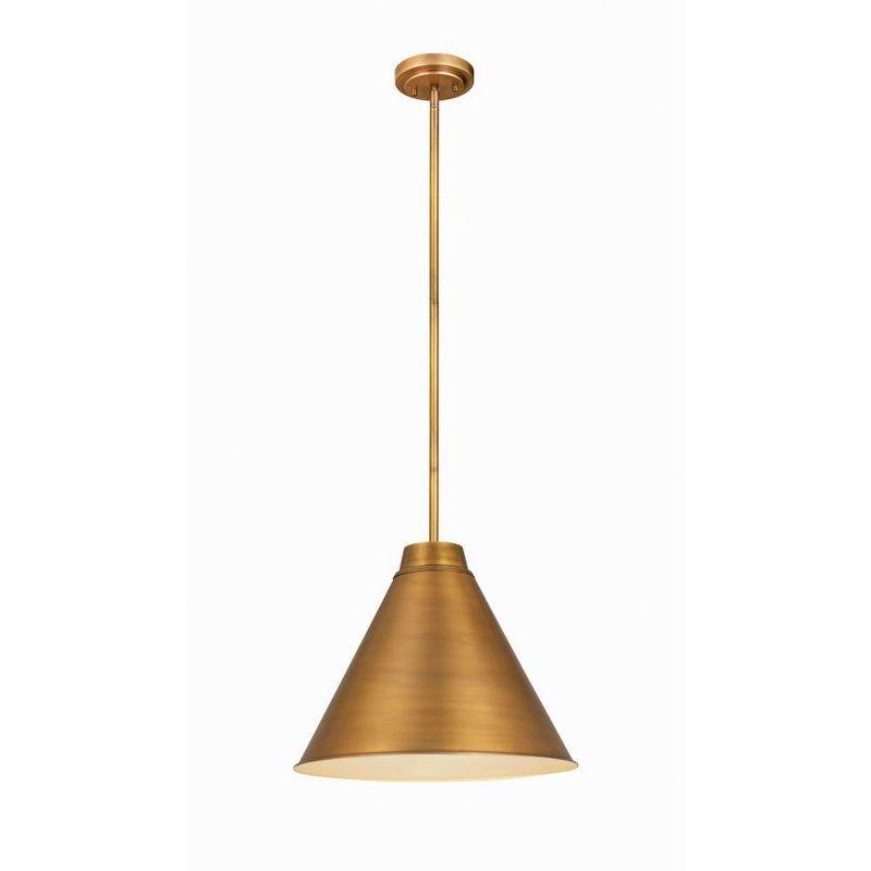 Z-Lite Eaton 1 - Light Pendant in  Rubbed Brass