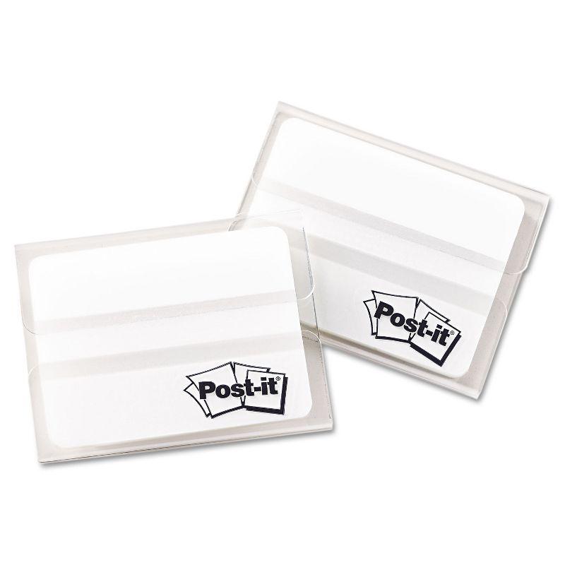 White Self-Adhesive Repositionable File Tabs with Dispenser