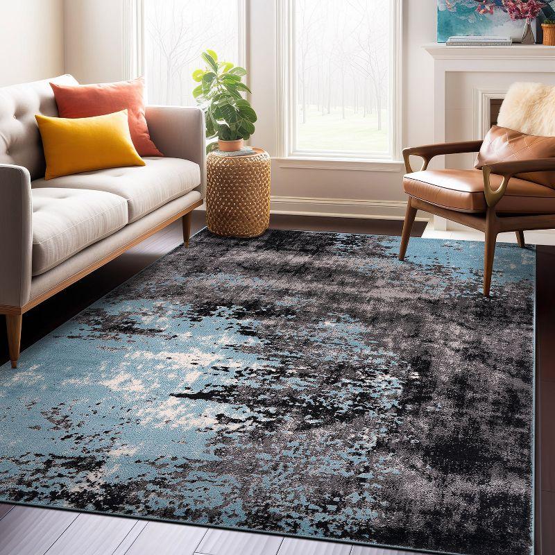 World Rug Gallery Contemporary Abstract Splash Area Rug