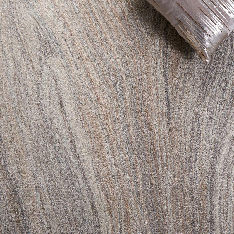 Abstract ABT901 Handmade Indoor Runner - Beige/Grey - 2'-3"x8' - Safavieh