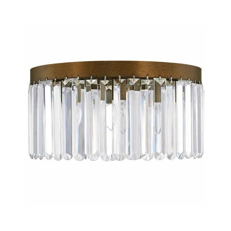 Livex Lighting Ashton 5 - Light Flush Mount in  Hand Painted Palacial Bronze