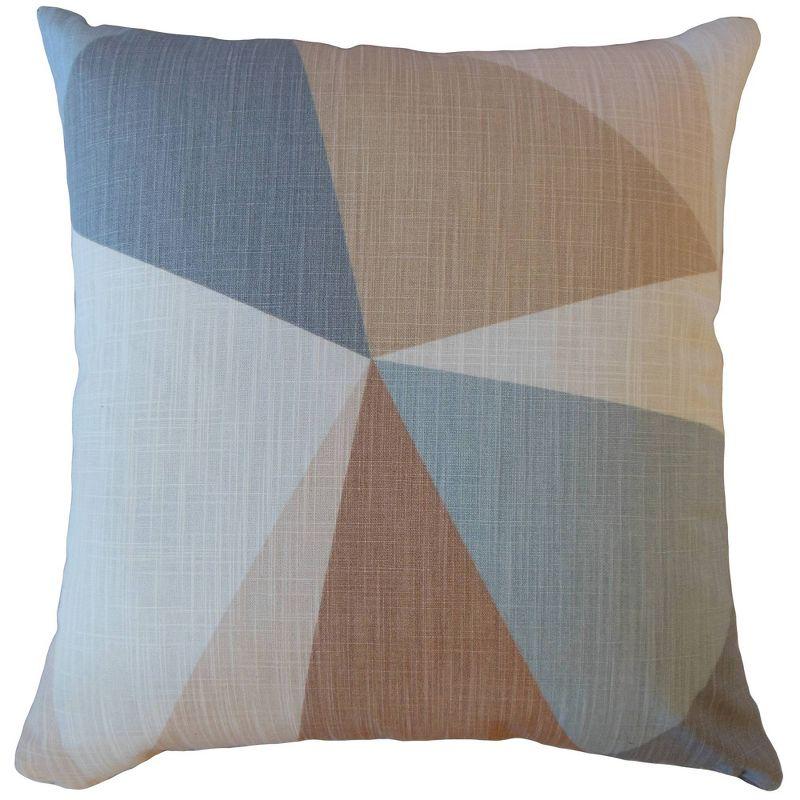 Xolani Geometric Cotton Reversible Throw Pillow