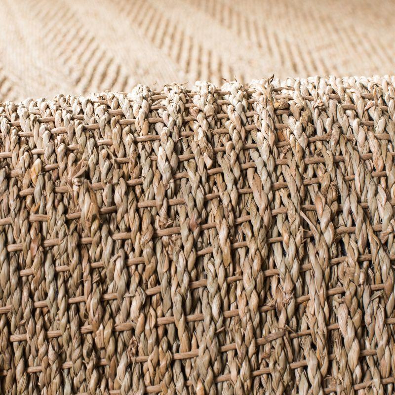 Natural Fiber NF115 Power Loomed Runner Rug - Natural/Black - 2'6"x20' - Safavieh.