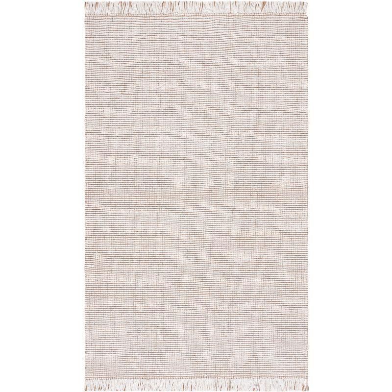 Natural Fiber NF826 Hand Woven Indoor Area Rug - Ivory/Natural - 4'x6' - Safavieh