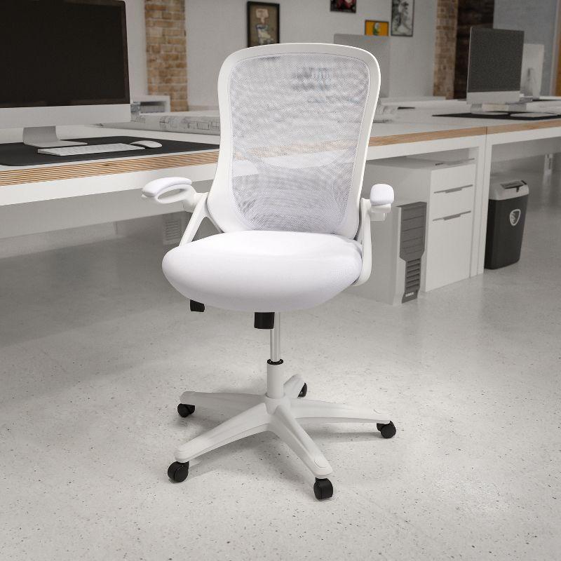 Flash Furniture Cappello High-Back Mesh Swivel Ergonomic Office Chair with Flip-Up Arms