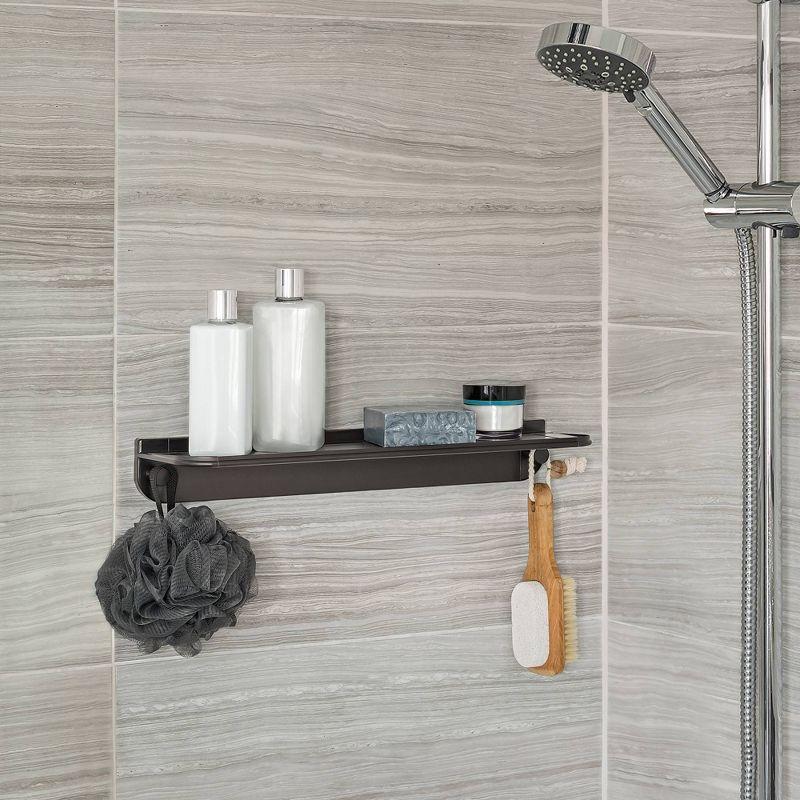 Glide Rust Proof Aluminum Multi-Purpose Bathroom Shelf - Better Living Products