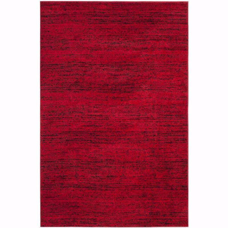 Adirondack ADR117 Machine Made Indoor Area Rug - Red/Black - 6'x9' - Safavieh