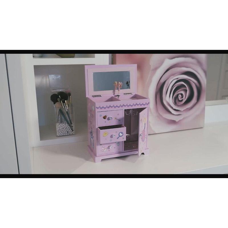 Mele & Co. Krista Girls' Musical Ballerina Jewelry Box - Pink