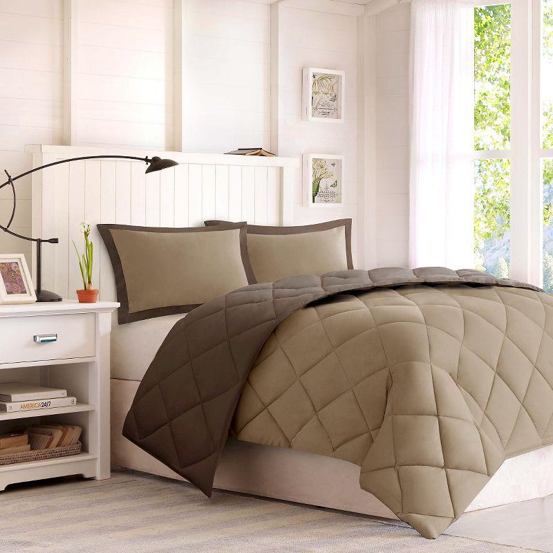 3M Scotchgard Reversible Down Alt Comforter Set