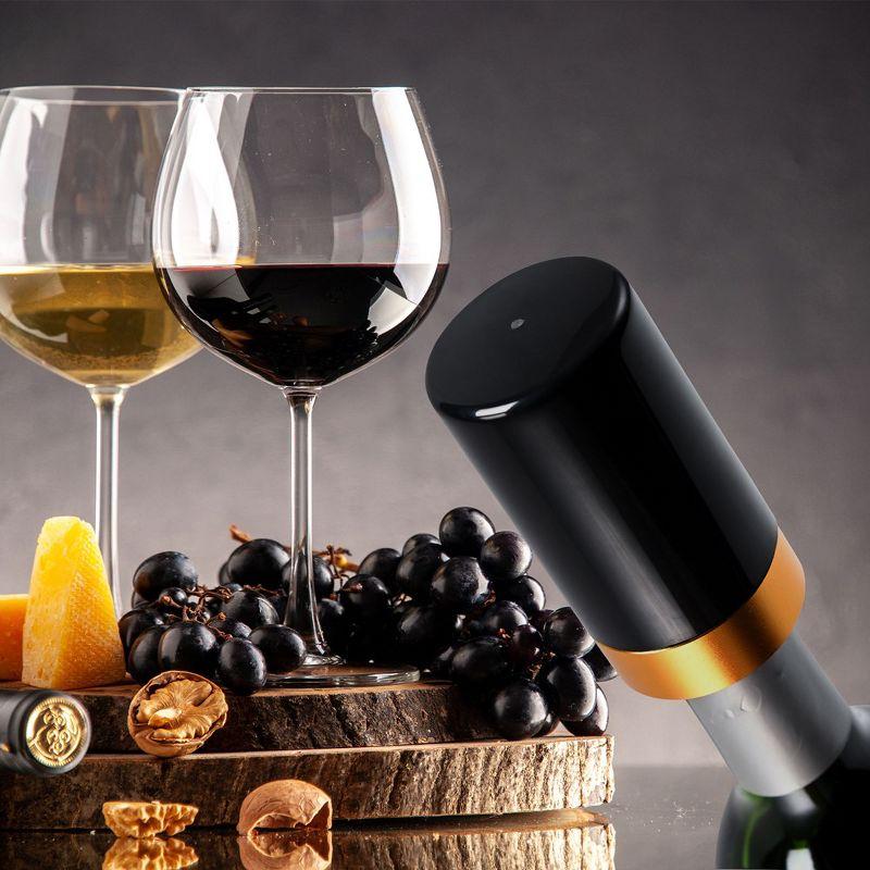 Berkware Automatic Vacuum Wine Bottle Preserver with Intelligent LED Display