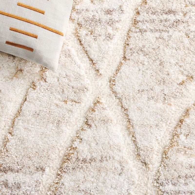Foundry Select Bindiya Shag Performance Geometric Rug