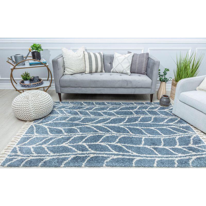 Bennett Geometric Sky Vine Area Rug