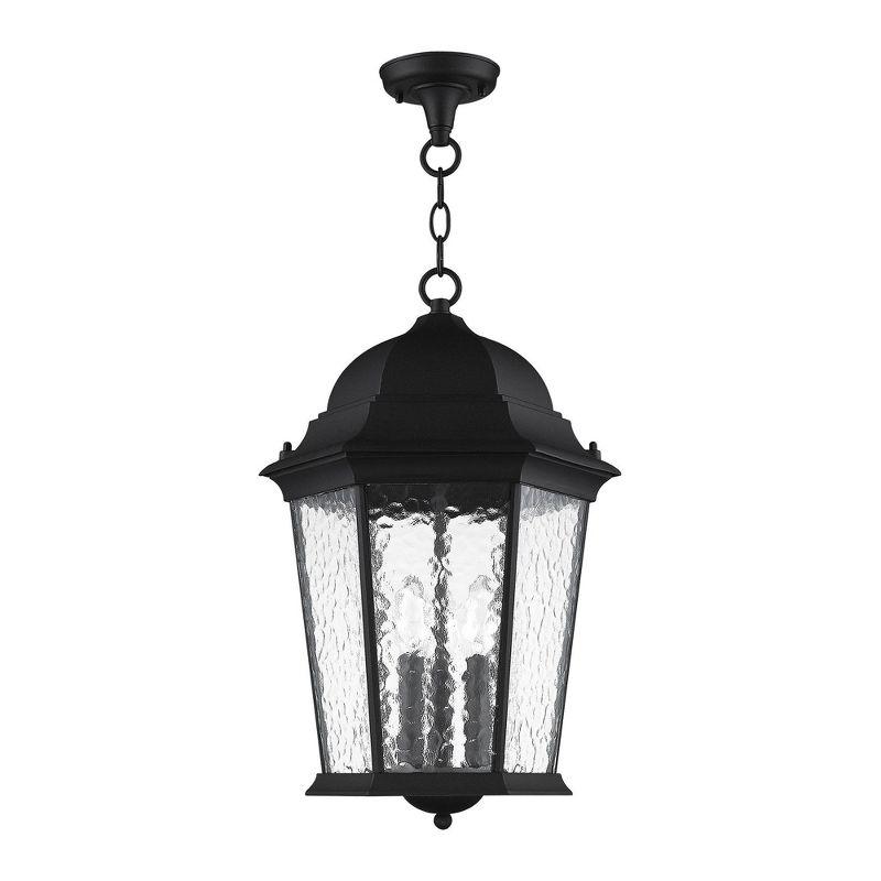 Livex Lighting Hamilton 3 - Light Pendant in  Textured Black