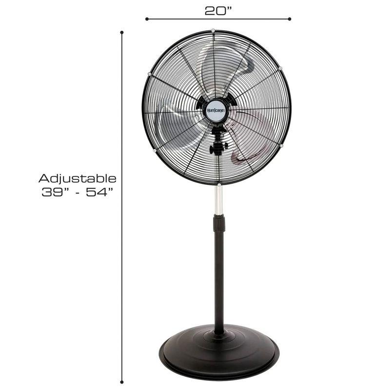 Hurricane Oscillating Pedestal/Standing Fan