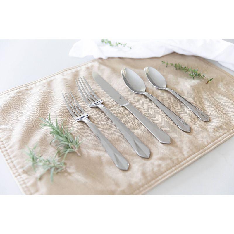 Cuisinart 20pc Stainless Steel Jolie Silverware Set: Flatware Set for 4, Corrosion & Stain-Resistant, Dishwasher-Safe