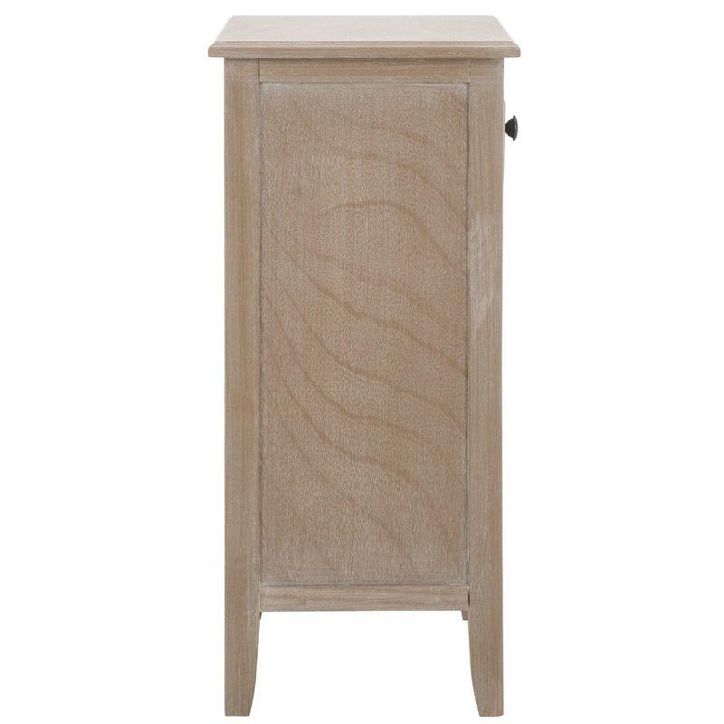 Everly Drawer Side Table - Taupe - Safavieh.