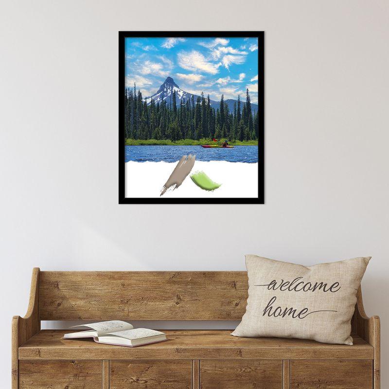Amanti Art Jet Black Picture Frame Opening Size 20x24 in.