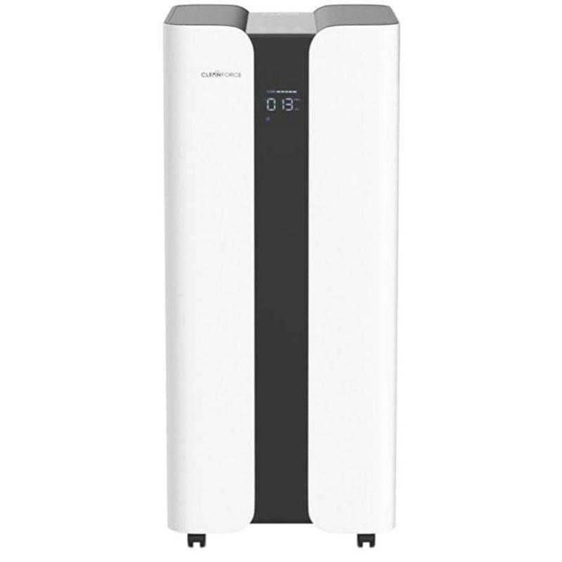 CleanForce White and Black HEPA Filter Air Purifier for Extra Large Rooms