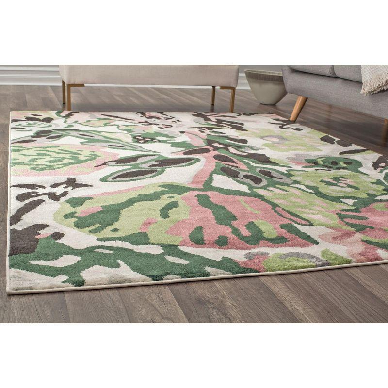 Rugs America Hanna Floral Transitional Area Rug