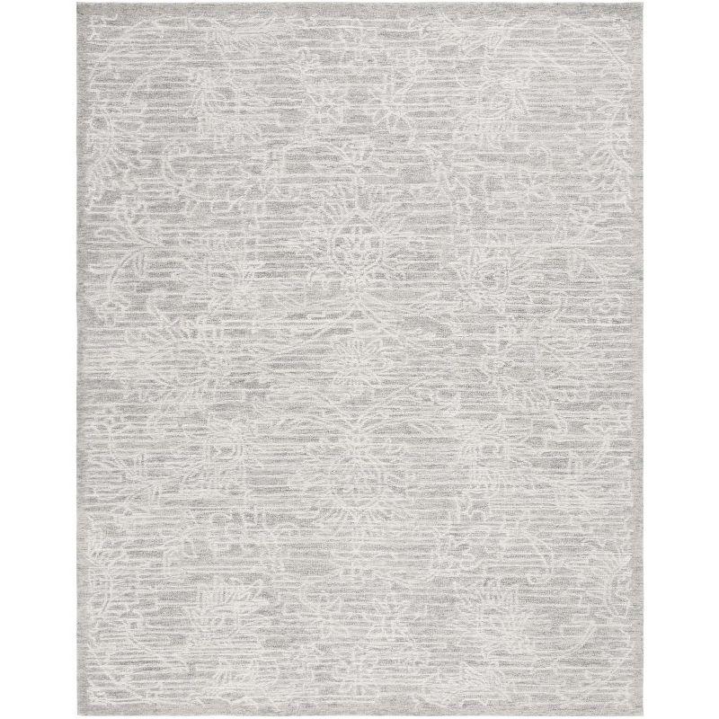 Bungalow Rose Roslyn Hand Tufted 80% Wool And 20% Cotton Floral Rug