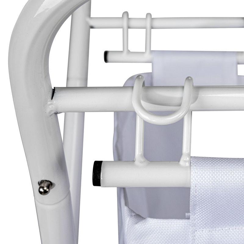 Household Essentials Rolling Laundry Hamper with Handles