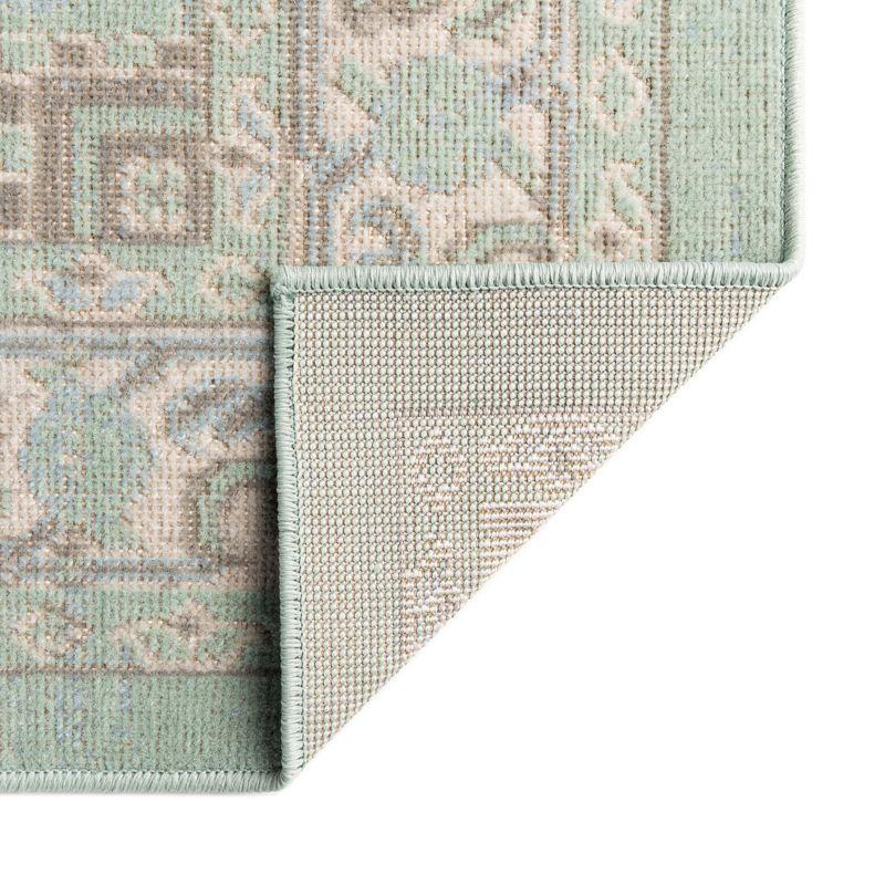 Unique Loom Whitney Collection Area Rug - Milano (8'  x 10' Rectangle Mint/Ivory)