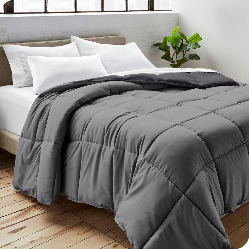 Bare Home Premium Ultra Soft Modern & Contemporary Box Stitch Comforter