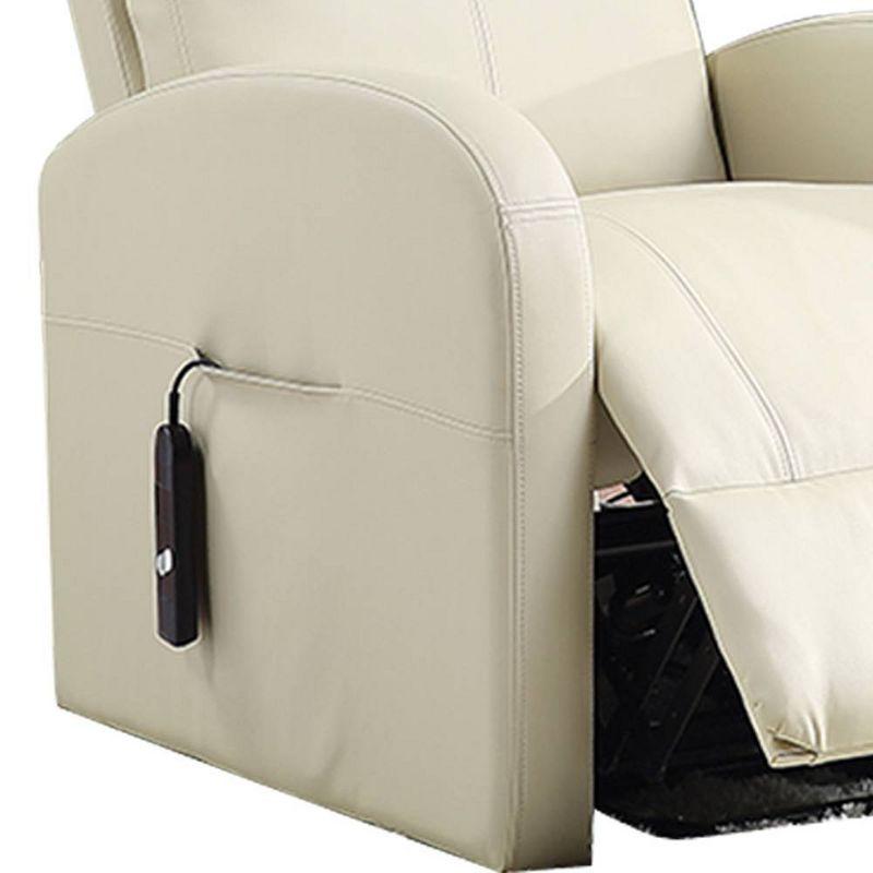 Ricardo 28.4" Wide Faux Leather Power Lift Assist Standard Recliner