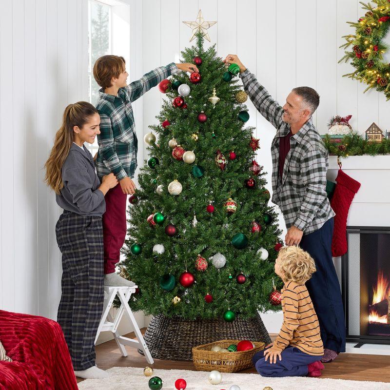 Best Choice Products 9ft Hinged Douglas Full Fir Artificial Christmas Tree Holiday Decoration w/ Foldable Metal Stand