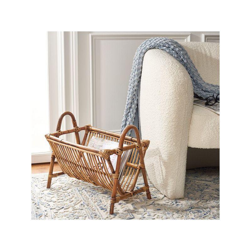 Jove Newspaper Rack - Natural - Safavieh