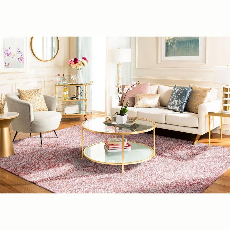 Metro MET998 Hand Tufted Indoor Area Rug - Pink/Ivory - 6'x9' - Safavieh