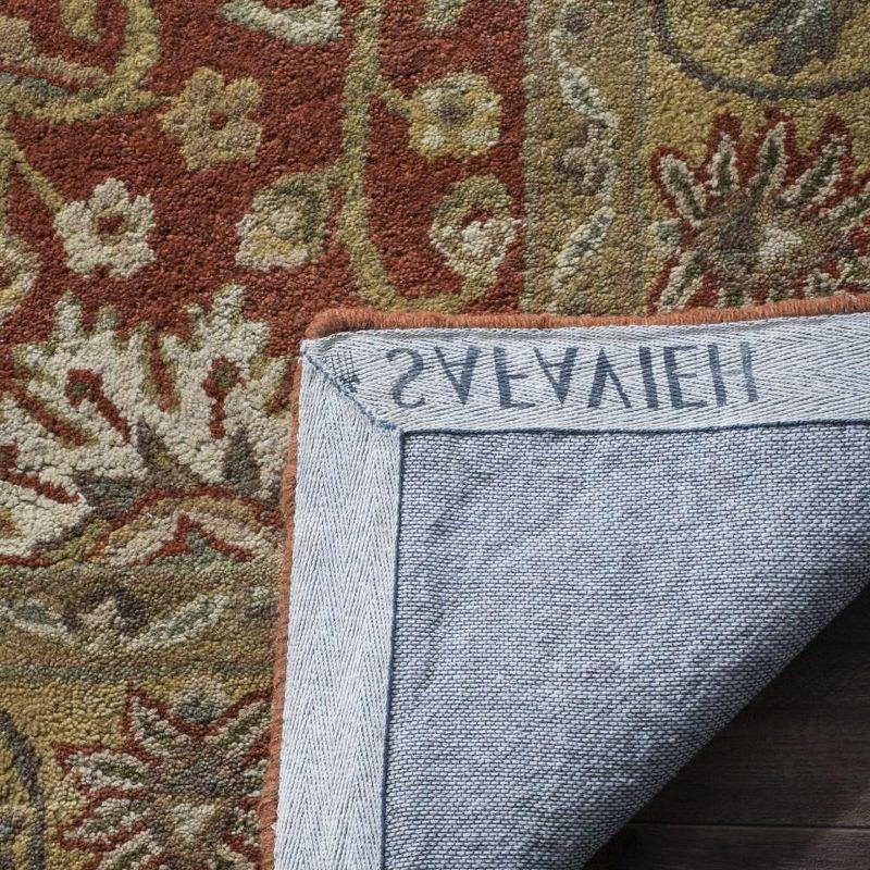 Antiquity AT249 Hand Tufted Accent Rug - Rust/Gold - 2'3"x4' - Safavieh.