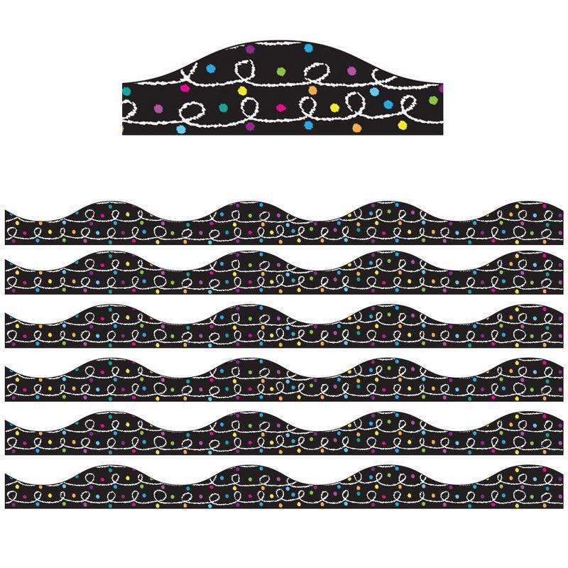 Ashley Productions Magnetic Border Chalk Loops with Color Chalk Dots (Set of 6)