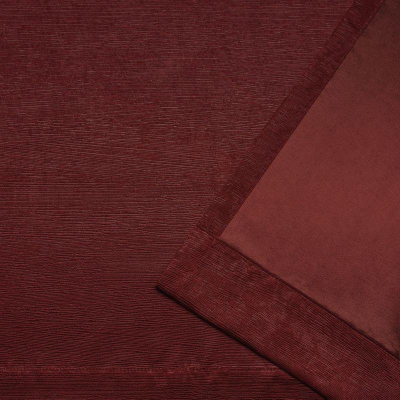 Set of 2 96"x52" Oxford Textured Sateen Thermal Room Darkening Grommet Top Window Curtain Panel Chili Red - Exclusive Home