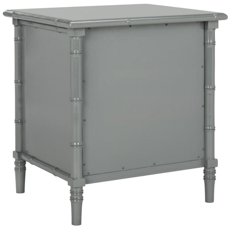 Mina 3 Drawer Nightstand - NST3500 - Grey/Gold - Safavieh