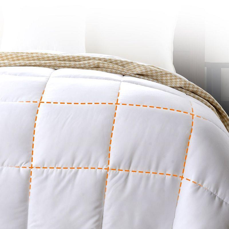 Twin White Microfiber Down Alternative Comforter