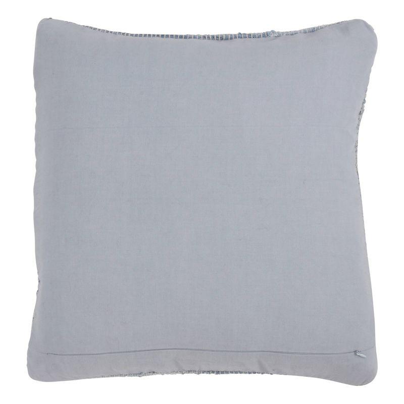 Oversized Denim Chindi Down Filled Square Throw Pillow