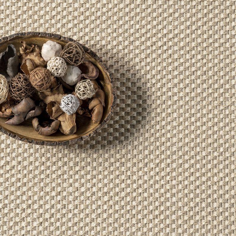 Proper Sisal and Wool Tan Area Rug