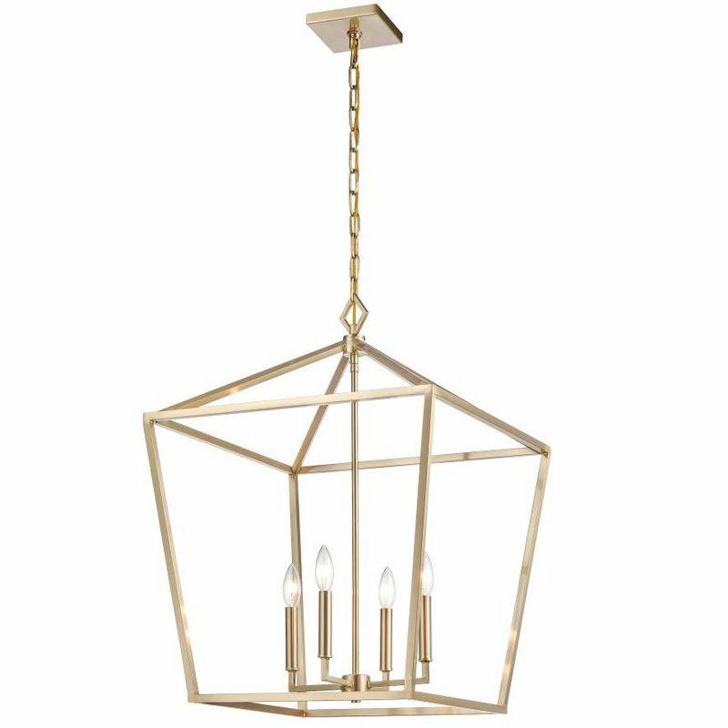 Millennium Lighting 4 - Light Pendant in  Modern Gold