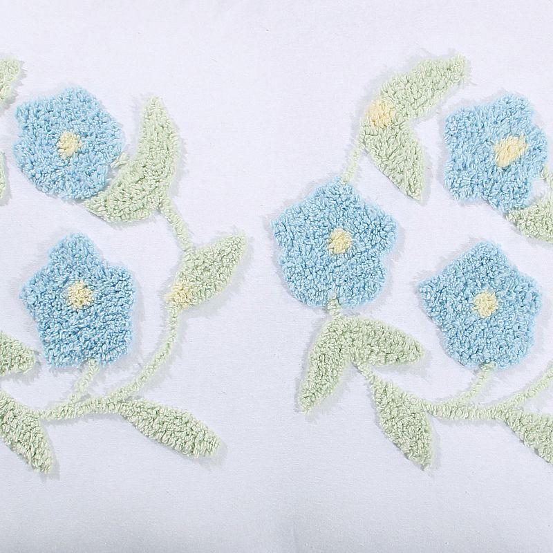 Better Trends Bloomfield 100% Cotton Chenille Coverlet/Bedspread Machine Washable Ultra Soft Floral Pattern All Season Bedding