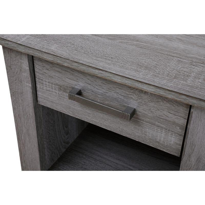 Passion Furniture Lennox 1-Drawer Nightstand (24 in. H x 21 in. W x 18 in. D)