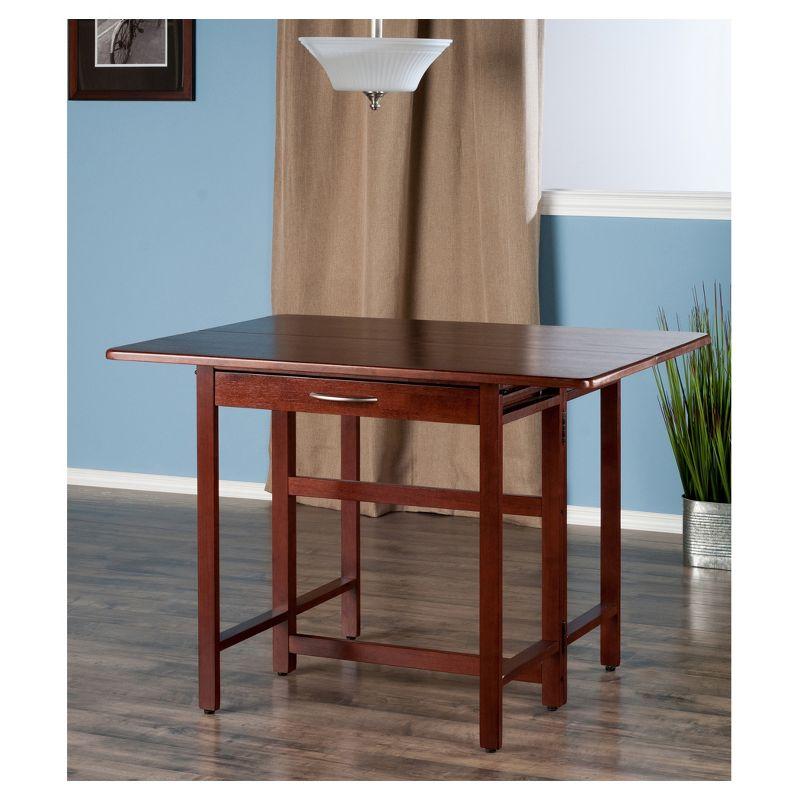 41.73'' Solid Wood Rectangular Folding Table