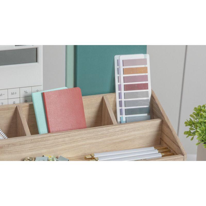 Thomas Martha Stewart Wooden Office Desktop Organizer