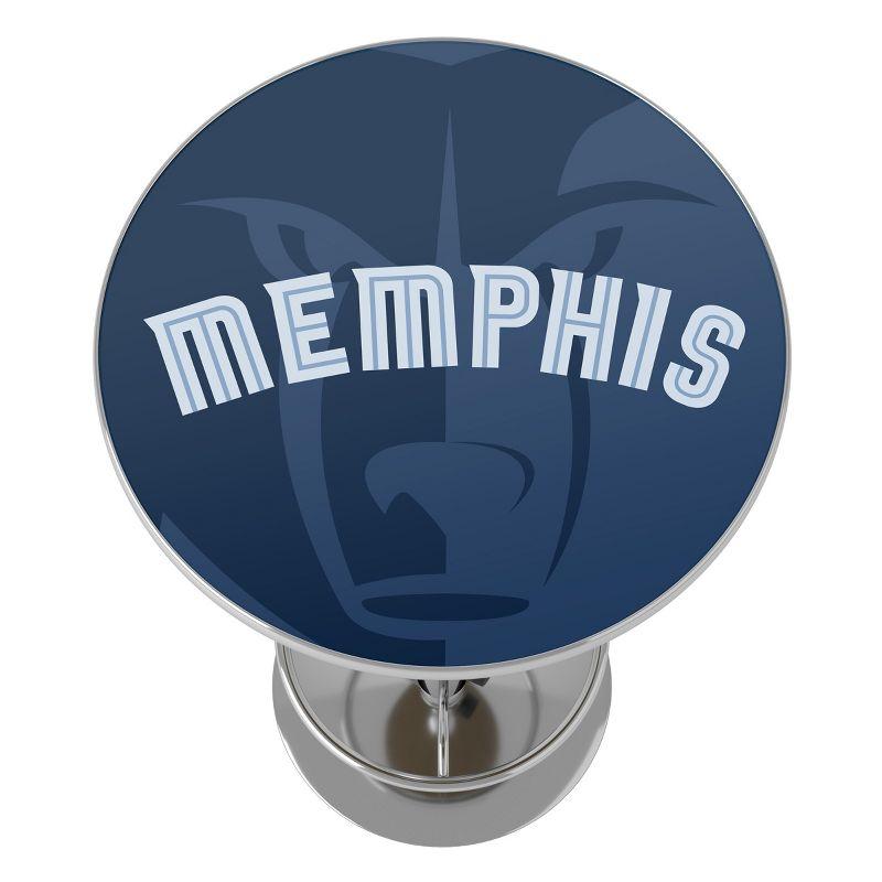 Memphis Grizzlies 42" Contemporary Round Bar Table with Metal Frame