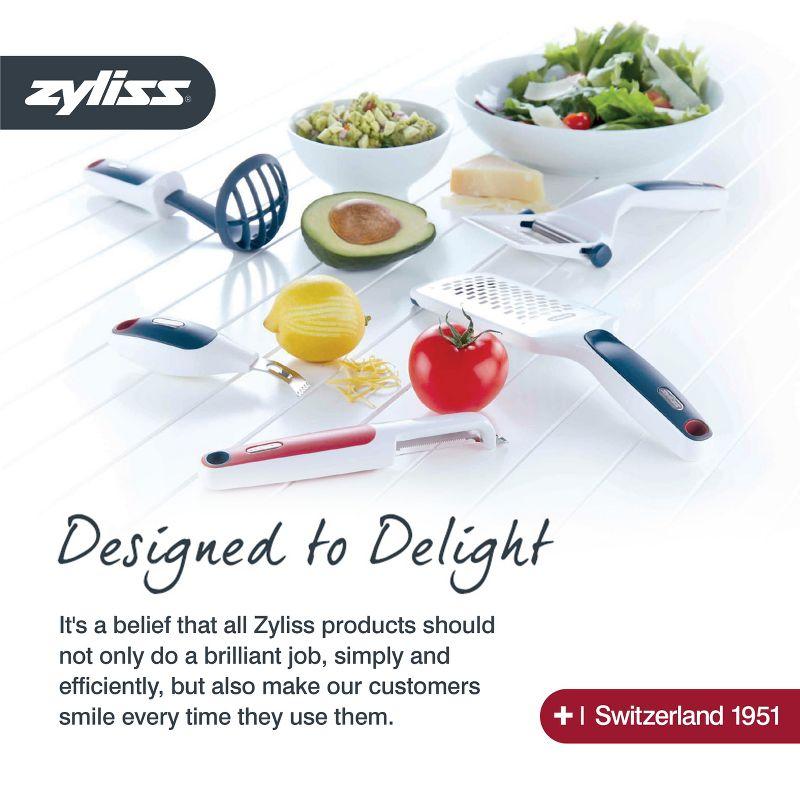 Zyliss 2-Piece Stainless Steel Chef and Santoku Knife Set with Sheaths