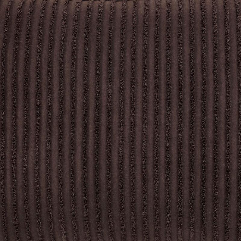 Better Trends Jullian Collection 100% Cotton Tufted Pillow Sham with Stripe Pattern Machine Washable Pillow Cover
